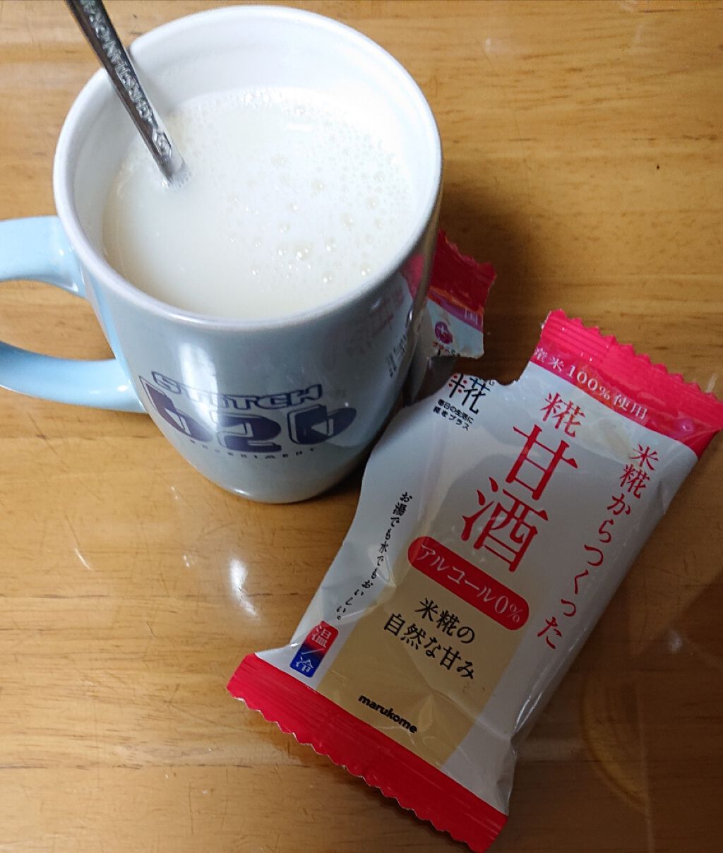 プラス糀 フリーズドライ 糀甘酒/マルコメ/ドリンクを使ったクチコミ（3枚目）