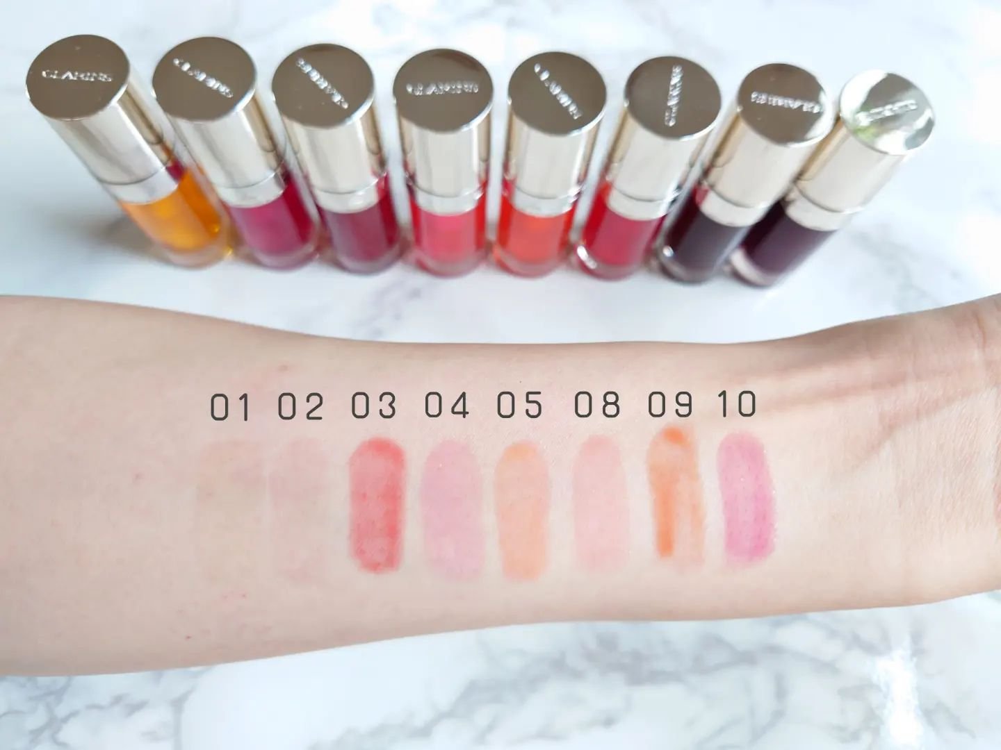 リップコンフォートオイル/CLARINS/リップグロスを使ったクチコミ（3枚目）