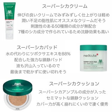 MEDICUBE スーパーシカクッションのクチコミ「メディキューブ様の商品を頂き1ヶ月しっかり試させていただきました。


MEDICUBE 

.....」（3枚目）