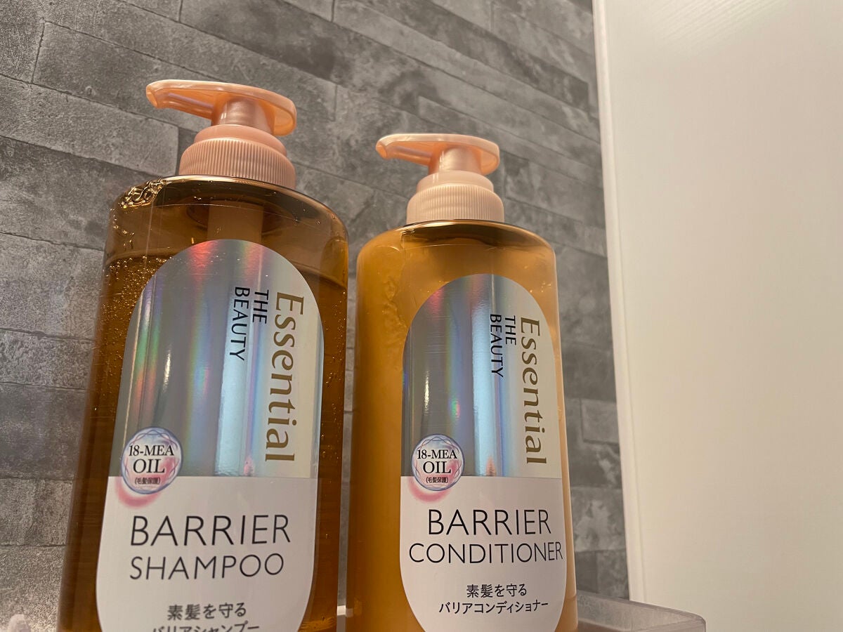 ザビューティ 髪のキメ美容素髪を守る バリアシャンプー/コンディショナー/エッセンシャル/シャンプー・コンディショナーを使ったクチコミ(1枚目)
