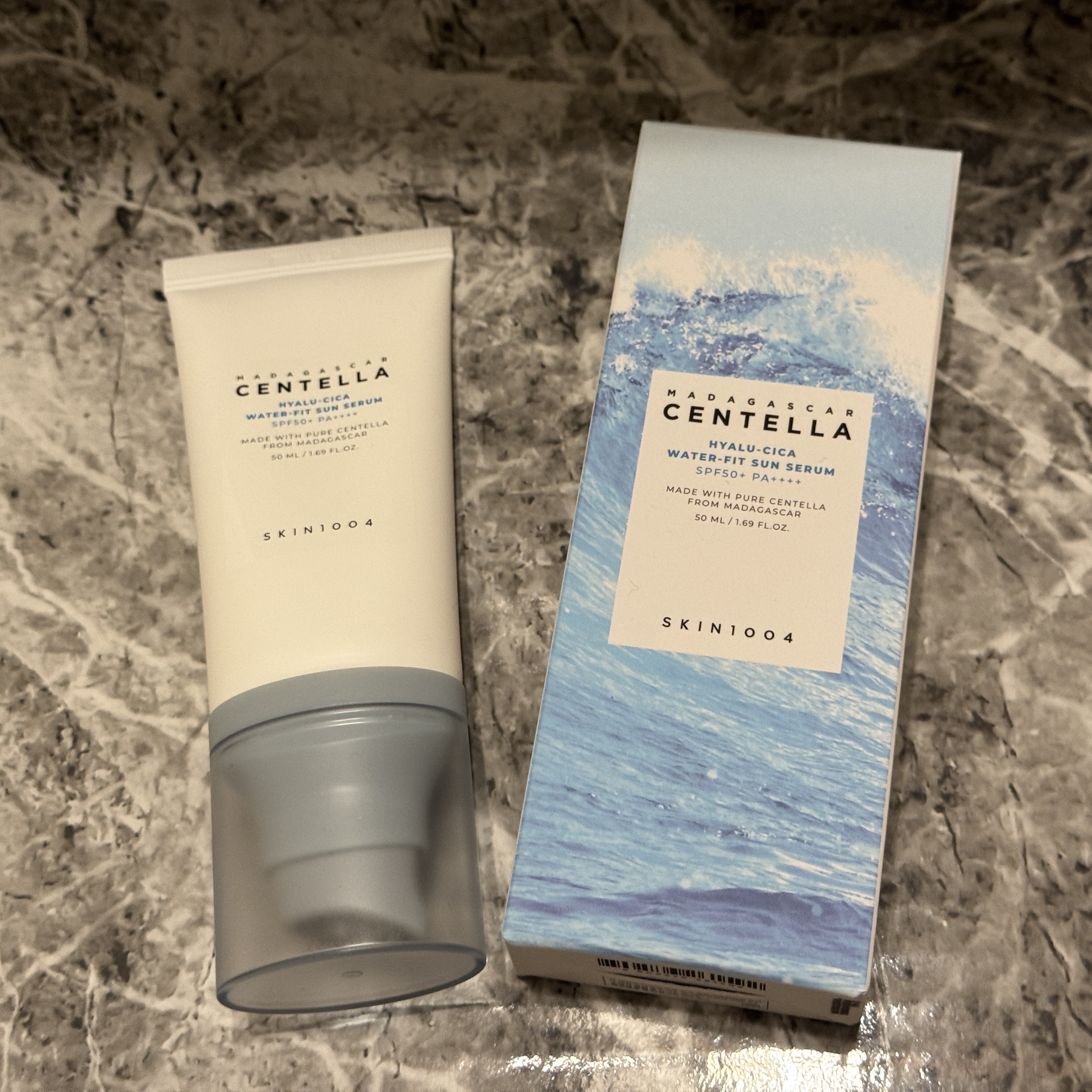 ヒアルーシカ ウォーターフィット サンセラム/SKIN1004/日焼け止めローションを使ったクチコミ（1枚目）