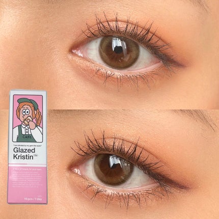 Glazed Krirtin/Hapa kristin/カラーコンタクトレンズを使ったクチコミ(1枚目)