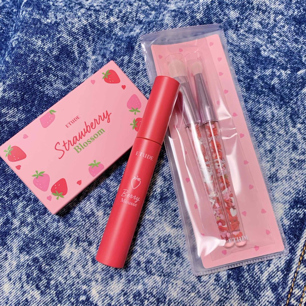 ストロベリーブロッサムキット/ETUDE/メイクアップキットを使ったクチコミ（3枚目）