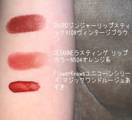 ラスティング リップカラーN/CEZANNE/口紅を使ったクチコミ(2枚目)