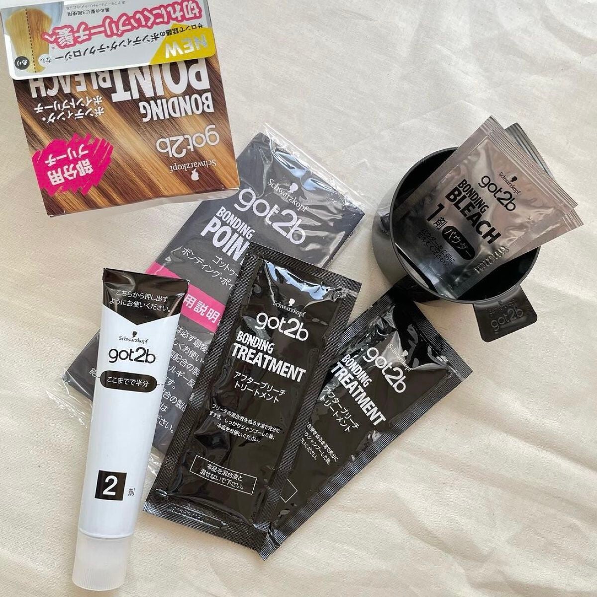 ボンディング・ポイントブリーチ/got2b/ブリーチ剤を使ったクチコミ(1枚目)