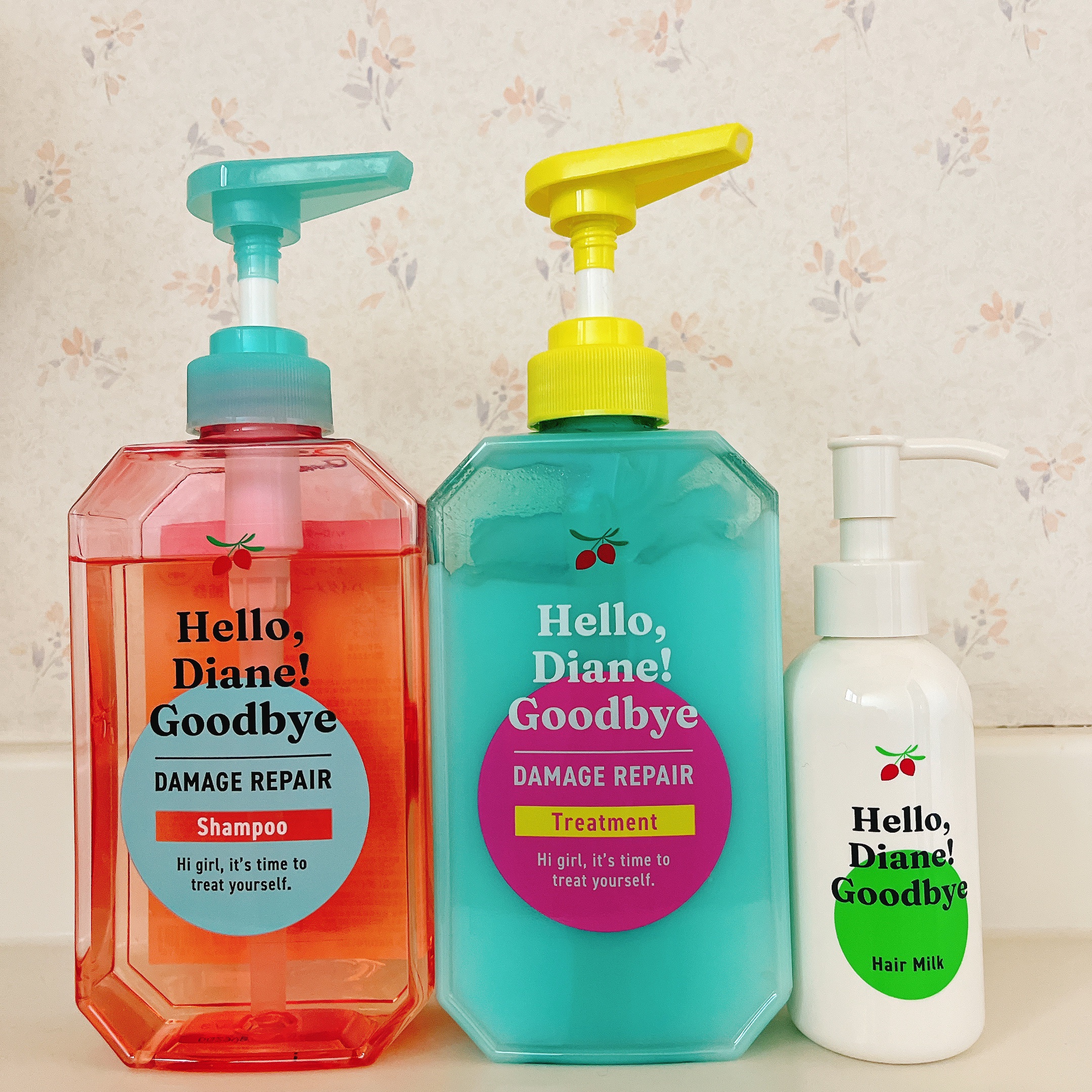 ハローダイアン グッバイ ダメージリペア シャンプー/トリートメント/ダイアン/市販シャンプーを使ったクチコミ（1枚目）