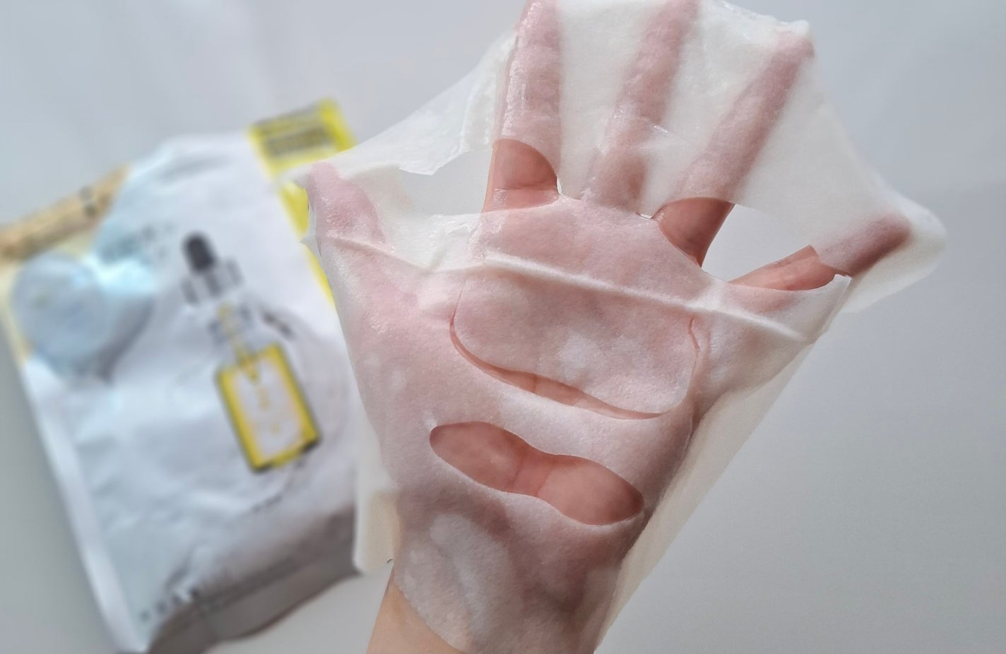 原液美容100マスク VC&レチノール/ONE STONE TWO BIRDS/シートマスク・パックを使ったクチコミ(3枚目)