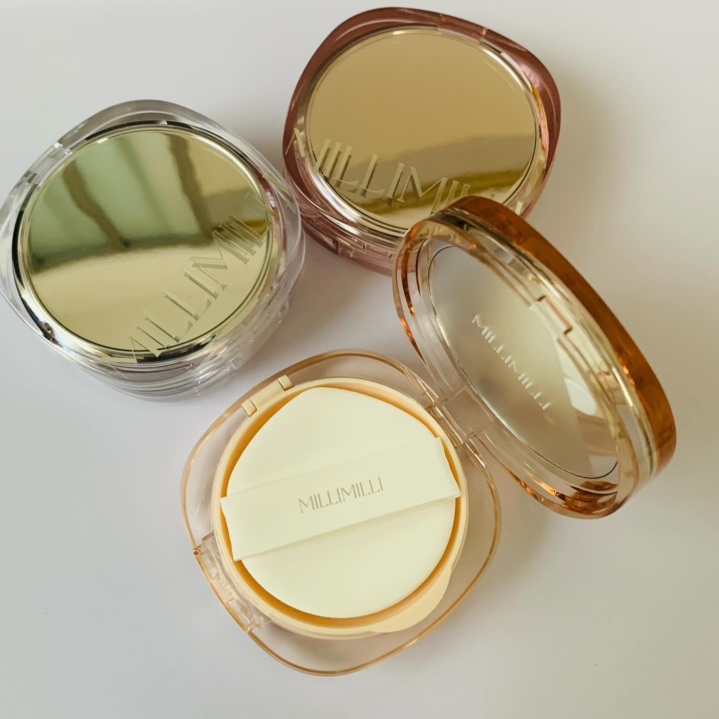 ツートンクッション 306 コージー/MILLIMILLI/クッションファンデーションを使ったクチコミ（2枚目）