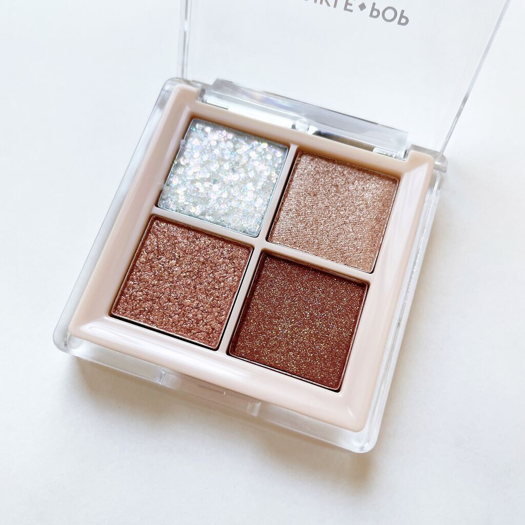 TWINKLE POP Pearl Flex Glitter Eye Palette/CLIO/アイシャドウパレットを使ったクチコミ（2枚目）