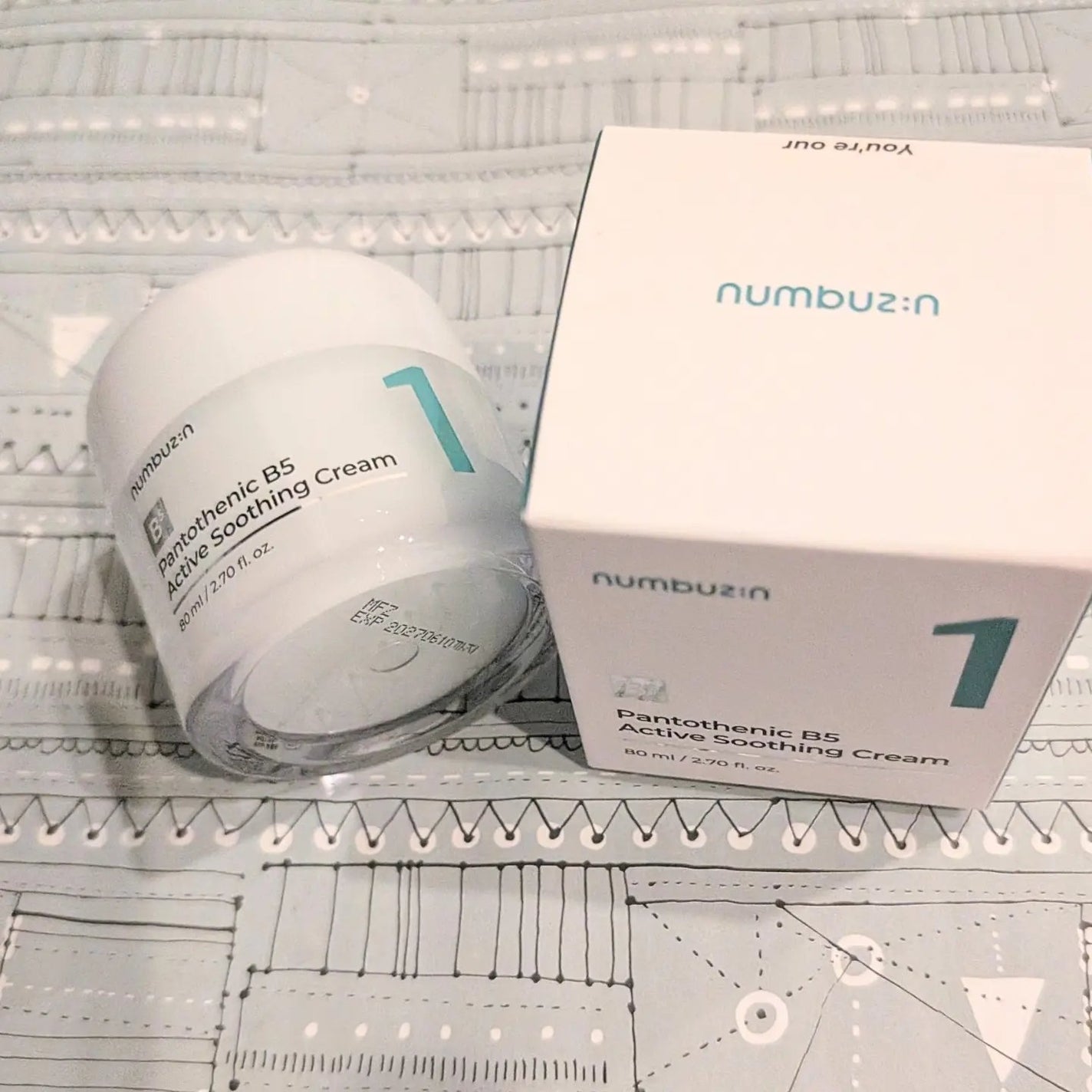 1番 塗るパントテン酸スージングクリーム/numbuzin/フェイスクリームを使ったクチコミ(3枚目)