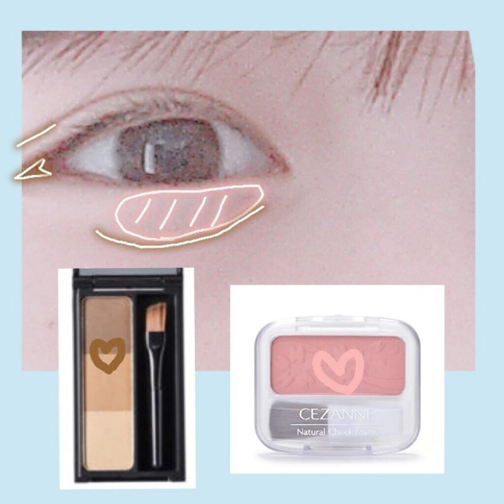 ナチュラル チークN/CEZANNE/パウダーチークを使ったクチコミ(2枚目)