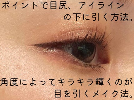 トゥインクル グリッター/innisfree/リキッドアイライナーを使ったクチコミ(3枚目)