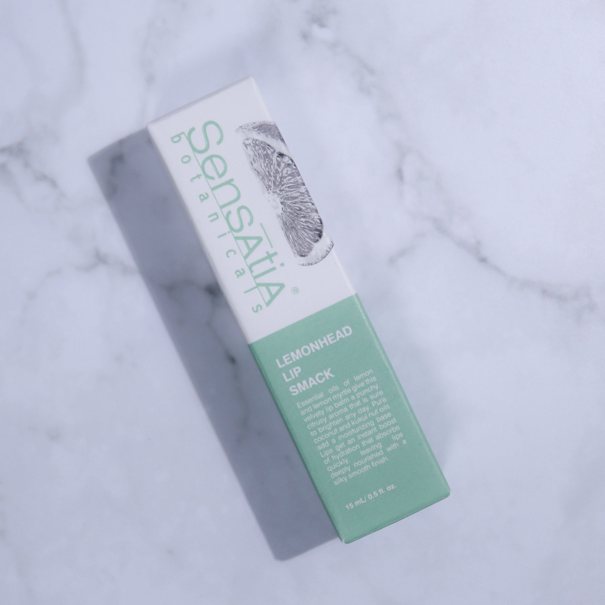 レモンヘッドリップスマック/SensAtiA botanicals/リップマスクを使ったクチコミ（1枚目）