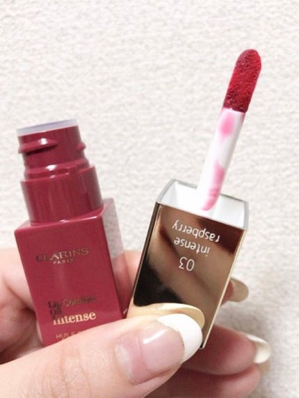 コンフォート リップオイル インテンス/CLARINS/リップグロスを使ったクチコミ(2枚目)