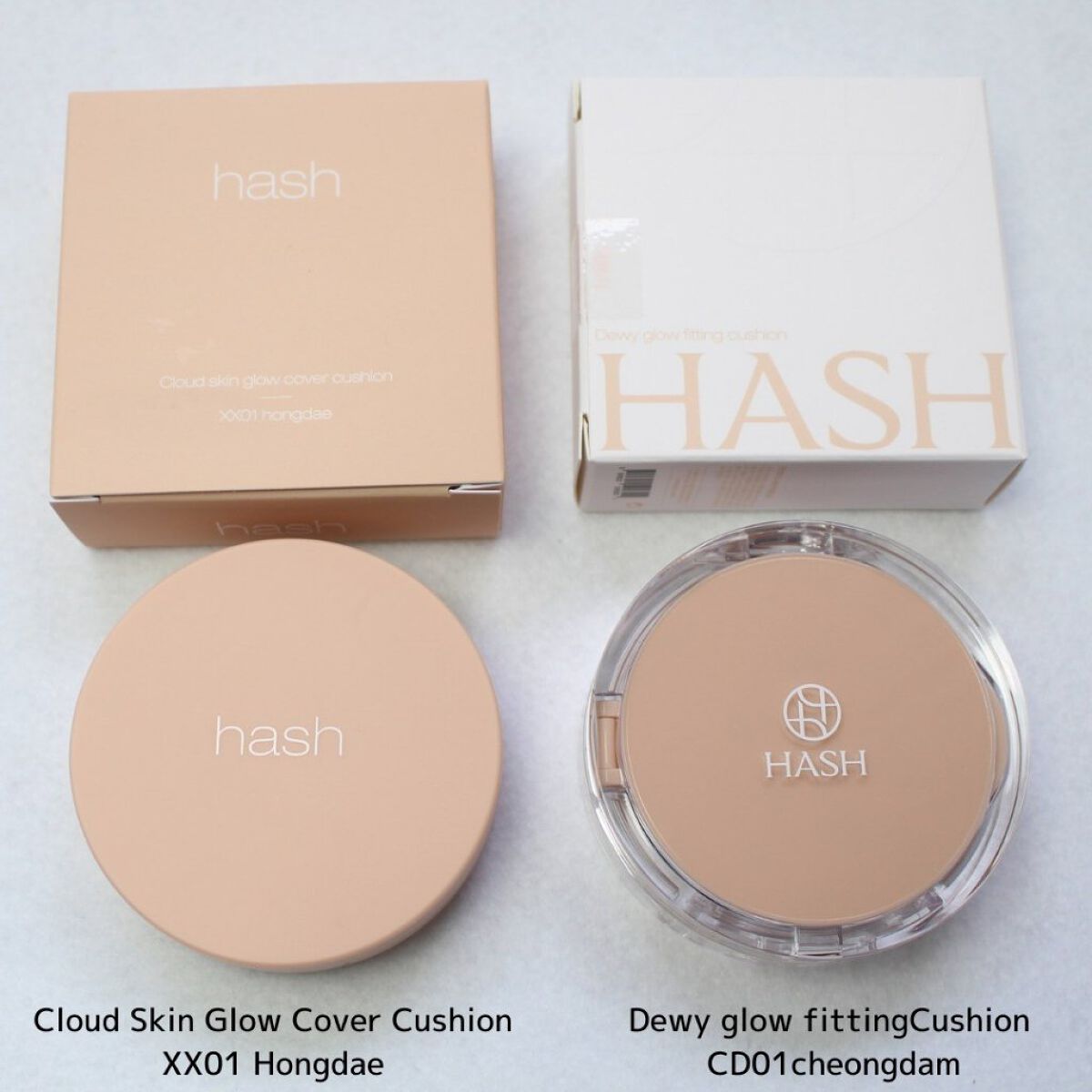 デューイーグロー フィッティング クッション/HASH/クッションファンデーションを使ったクチコミ（2枚目）