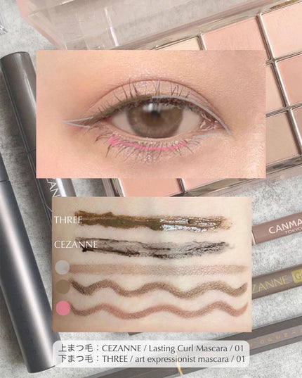 ジェルアイライナー/CEZANNE/ジェルアイライナーを使ったクチコミ(5枚目)