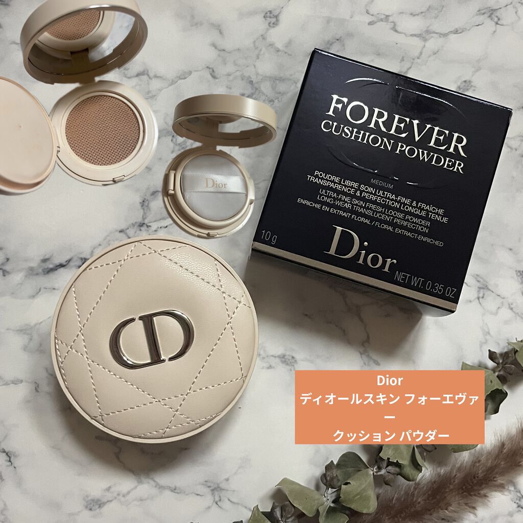 ディオールスキン フォーエヴァー クッション パウダー ミディアム/Dior/ルースパウダーを使ったクチコミ（1枚目）