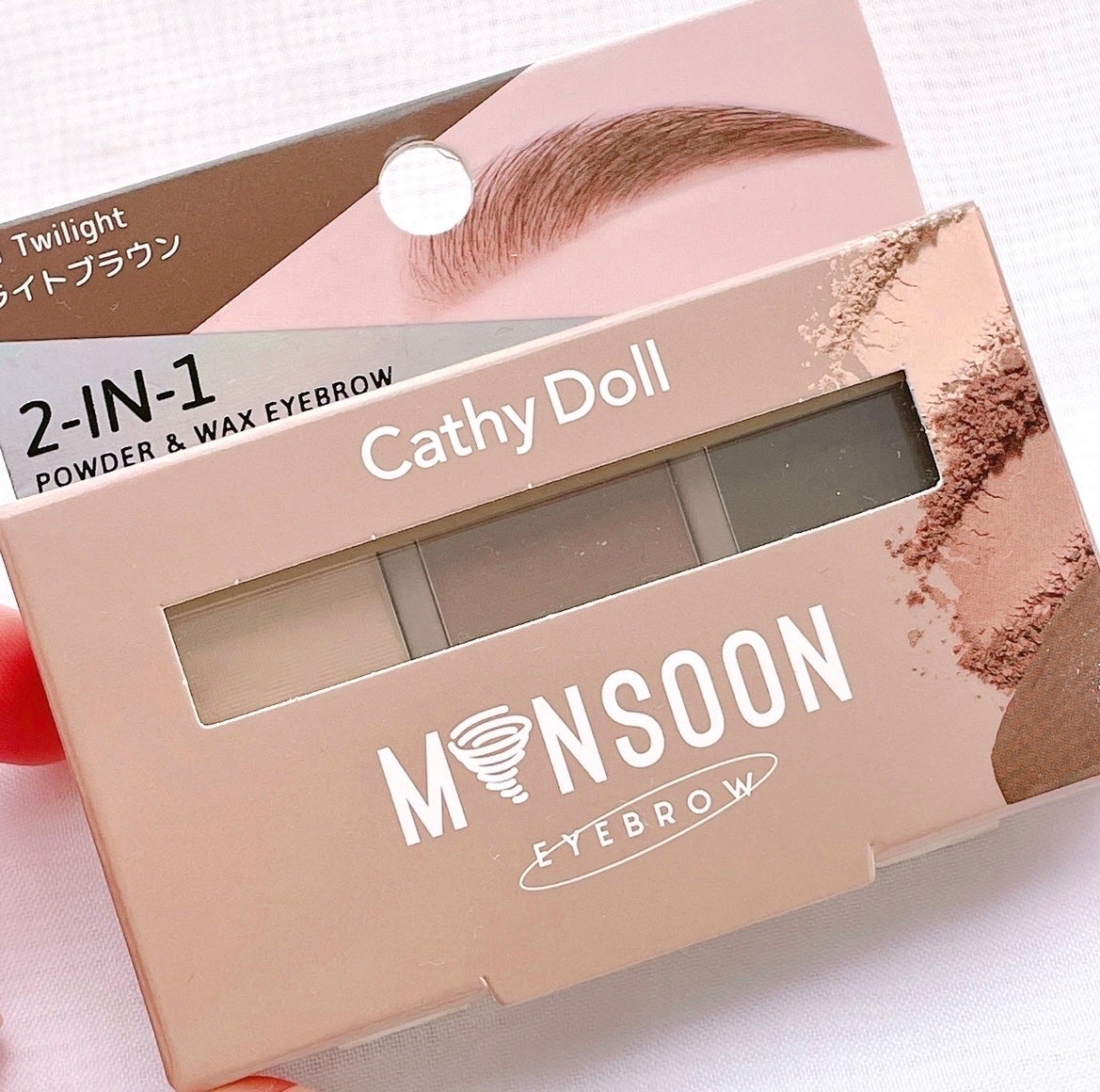 モンスーンアイブロウワックス/CathyDoll/その他アイブロウを使ったクチコミ(4枚目)