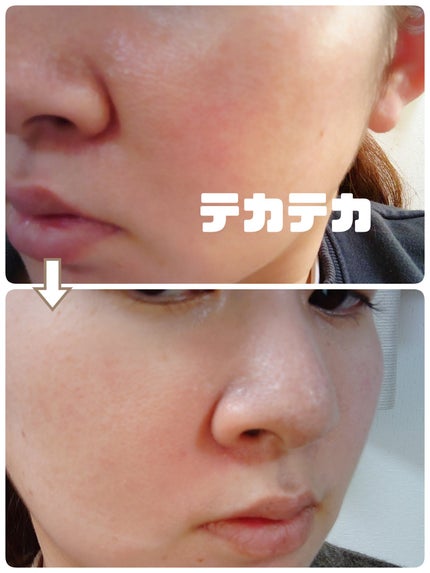 メンズベーシック テカリ防止パウダー フェイスパウダー クリア/MenzBasic/パウダーファンデーションを使ったクチコミ(4枚目)