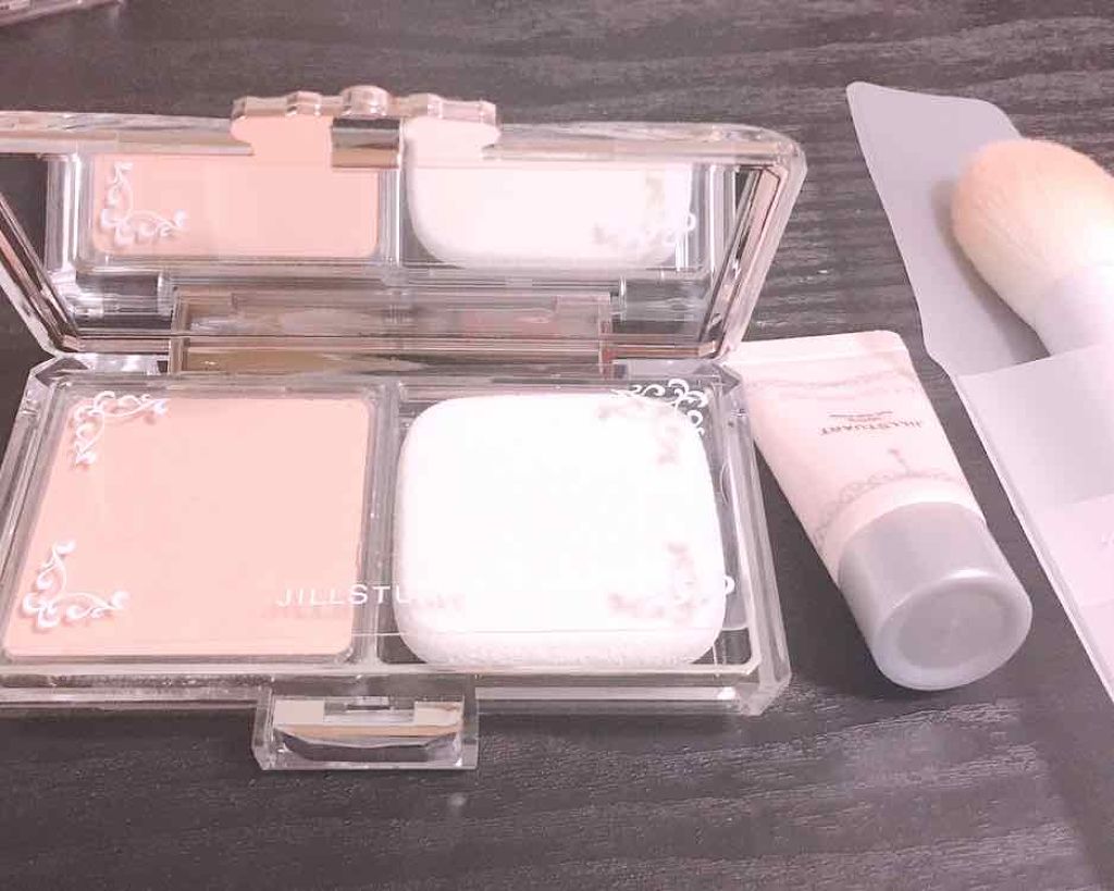 エアリーステイフローレス パウダーファンデーション/JILL STUART/パウダーファンデーションを使ったクチコミ（1枚目）