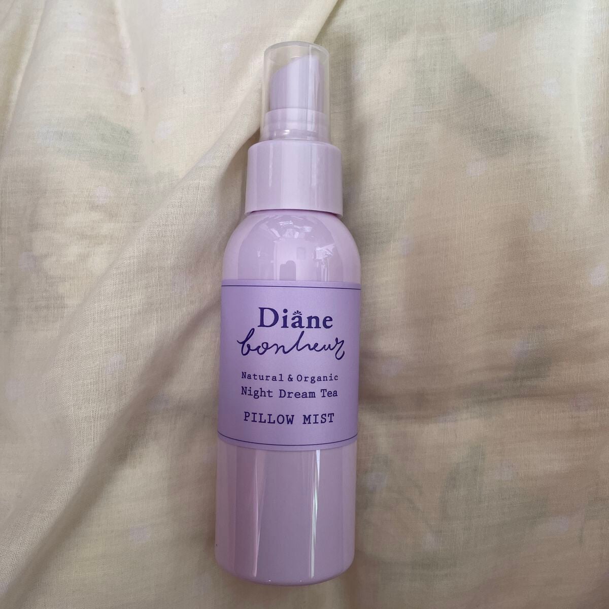 ダイアンボヌール おやすみピローミスト ナイトドリームティーの香り/ダイアン/ファブリックミストを使ったクチコミ(1枚目)