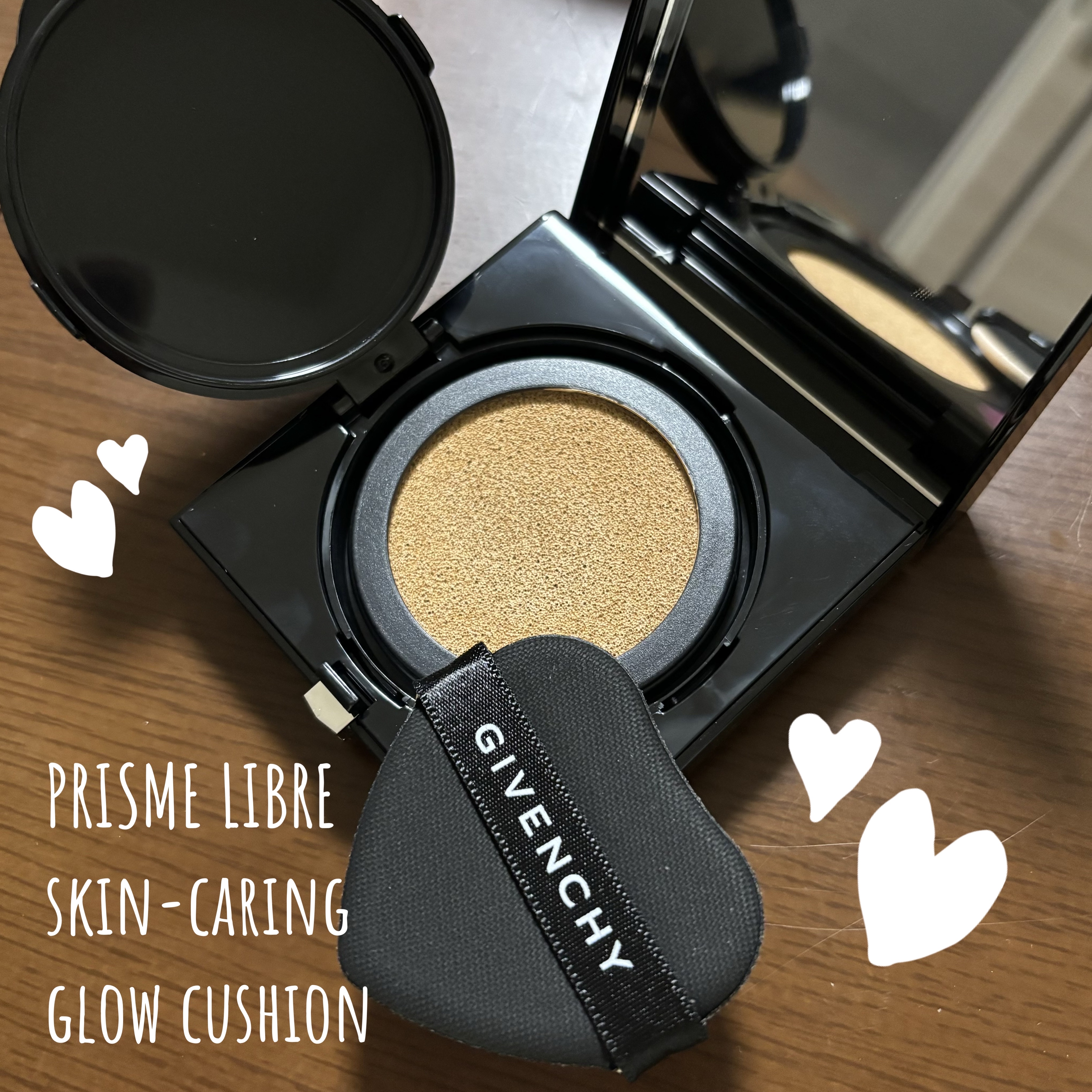 プリズム・リーブル・スキンケアリング・グロウ・クッション/GIVENCHY/クッションファンデーションを使ったクチコミ（2枚目）