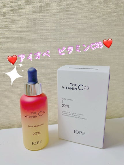 ザビタミンC23/IOPE/美容液を使ったクチコミ(1枚目)