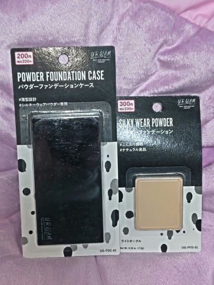 シルキーウェアパウダーファンデーション/U R GLAM/パウダーファンデーションを使ったクチコミ(1枚目)