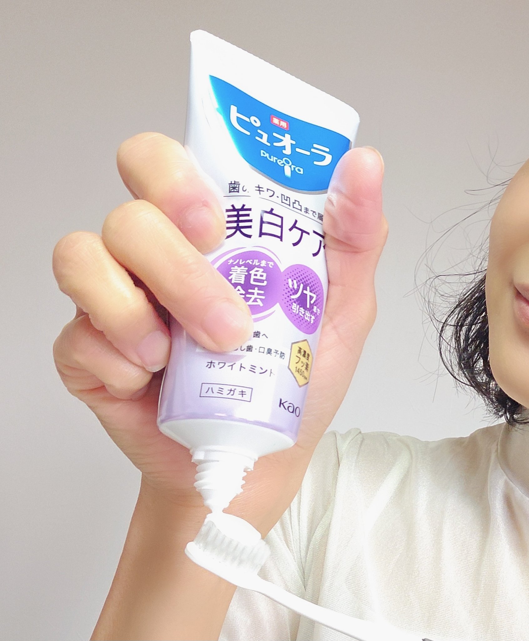 薬用ピュオーラ 美白ケア ハミガキ/ピュオーラ/歯磨き粉を使ったクチコミ（3枚目）