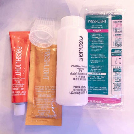 ミルキーヘアカラー/フレッシュライト/ヘアカラーを使ったクチコミ(5枚目)