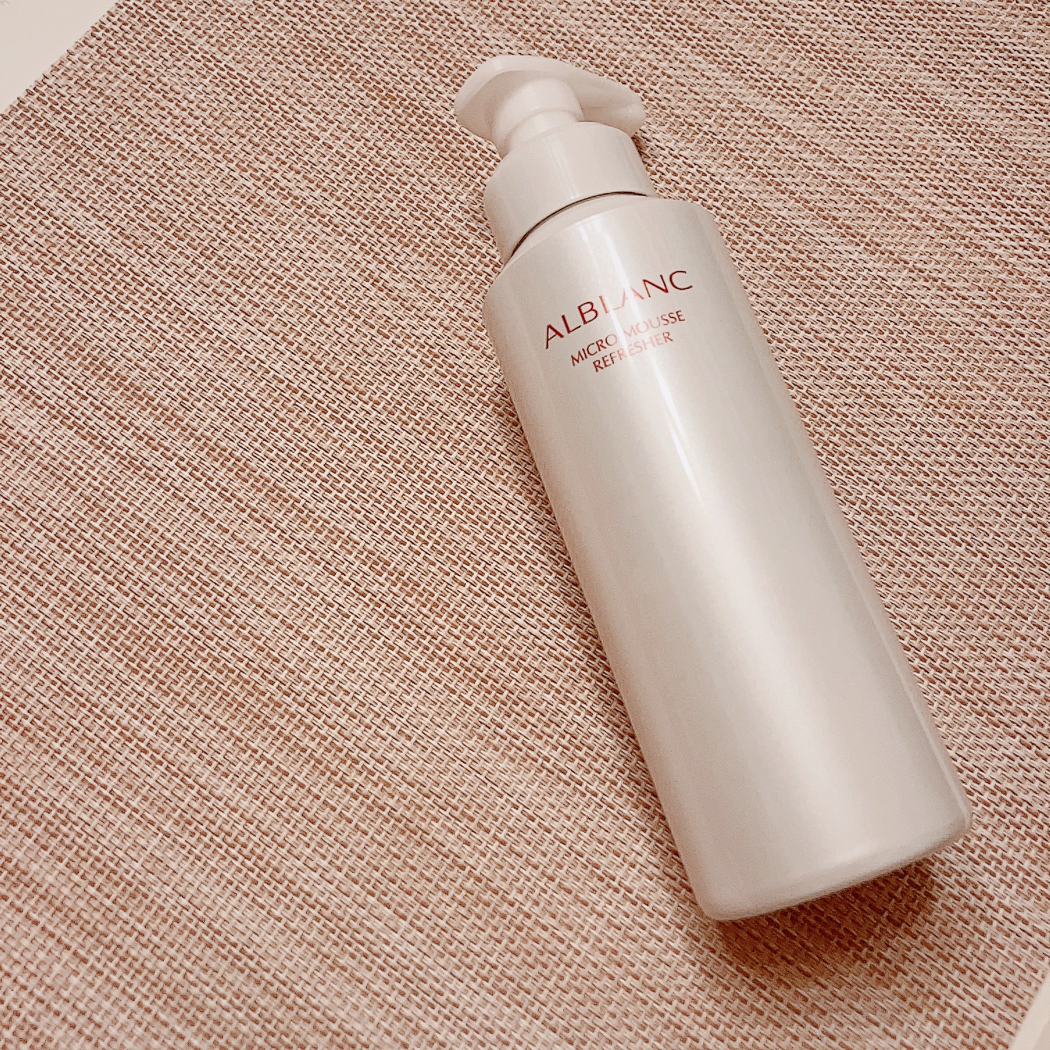 マイクロムース リフレッシャー/ALBLANC/泡洗顔を使ったクチコミ（1枚目）