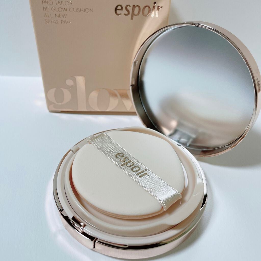 プロテーラービーグロウクッション(オールニュー)/espoir/クッションファンデーションを使ったクチコミ(2枚目)
