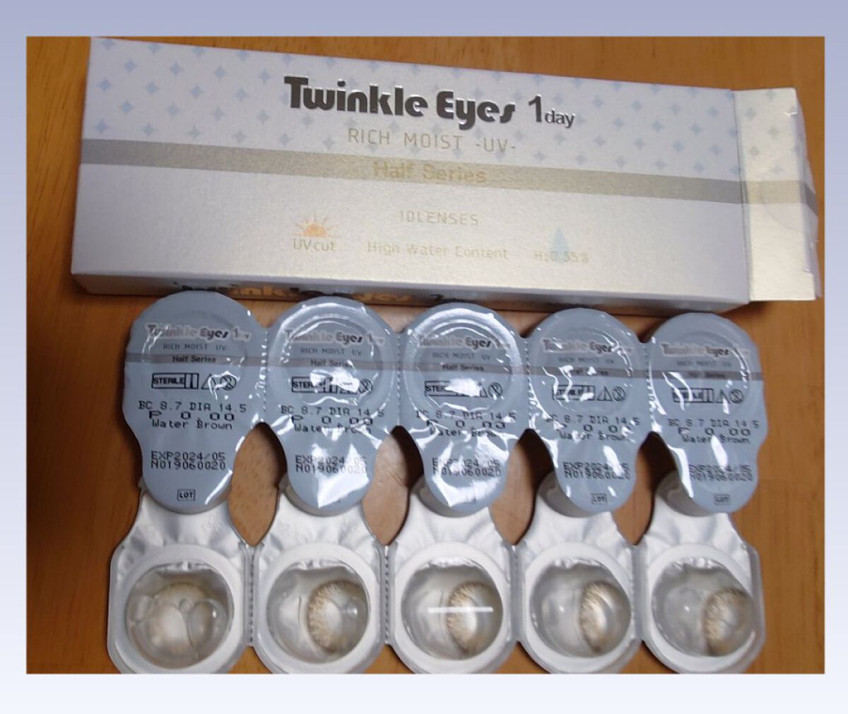 トゥインクルアイズ リッチモイストUV/TwinkleEyes/カラーコンタクトレンズを使ったクチコミ（1枚目）