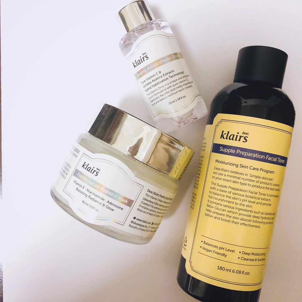 サプルプレパレーションフェイシャルトナー(180ml)/Klairs/化粧水を使ったクチコミ（1枚目）