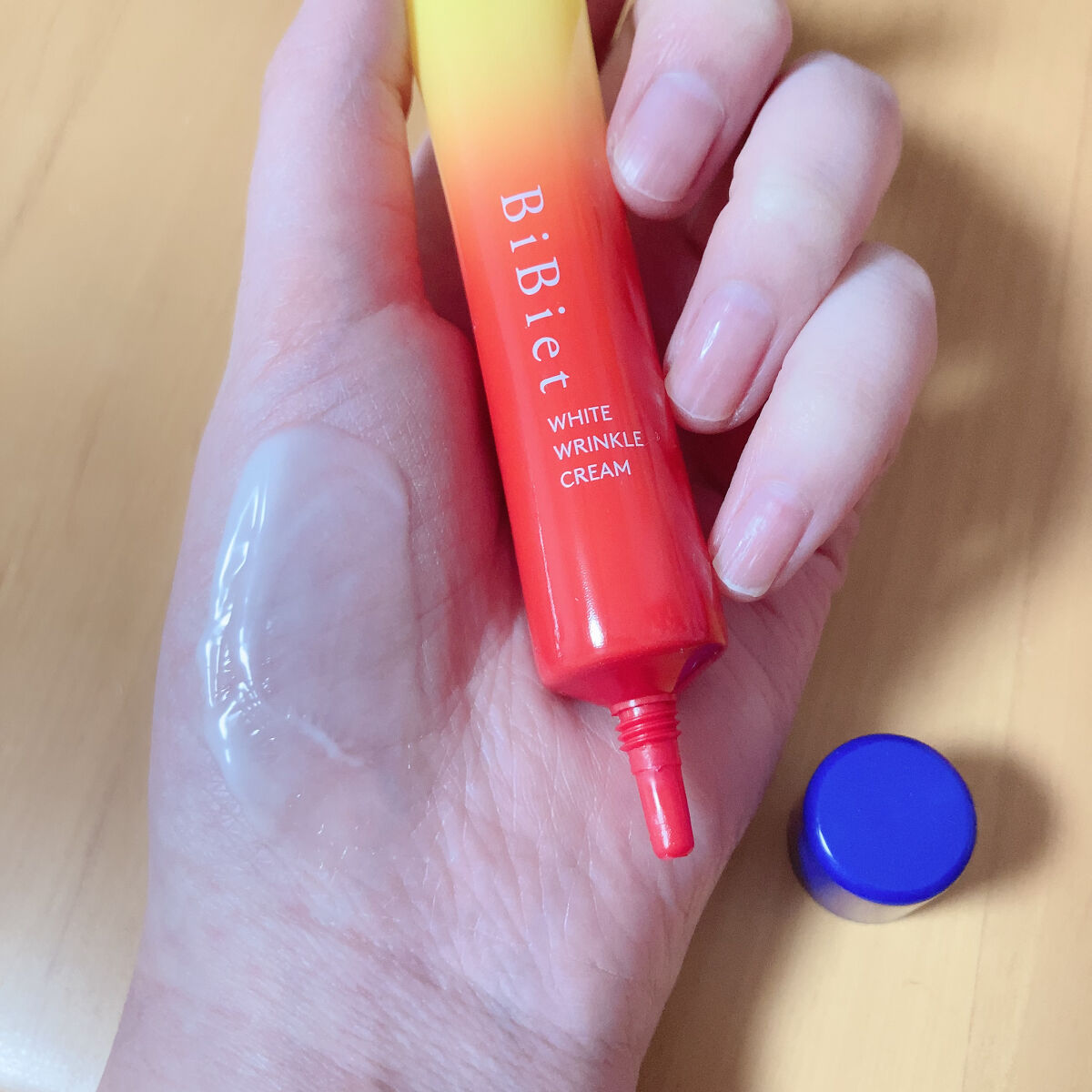 薬用ホワイトリンクルクリーム/ビビエット/フェイスクリームを使ったクチコミ（3枚目）