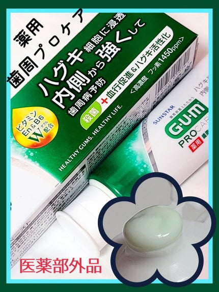 ガム歯周プロケア ペースト/GUM/歯磨き粉を使ったクチコミ(1枚目)