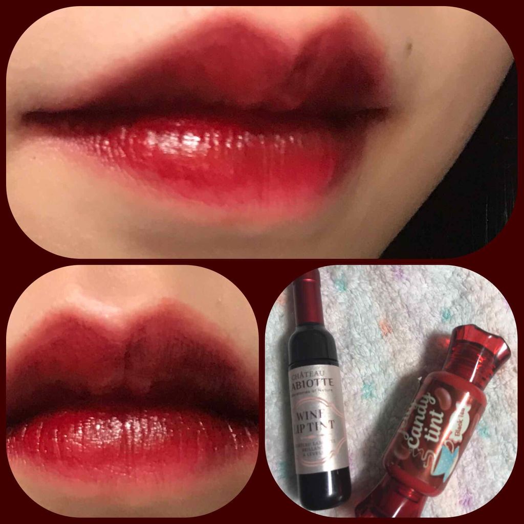 ワインリップティント/LABIOTTE/リップティントを使ったクチコミ（2枚目）