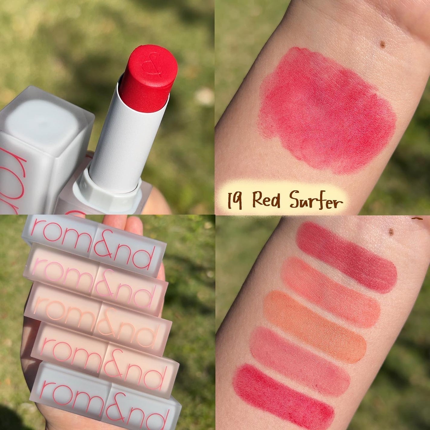 ゼロマットリップスティック/rom&nd/口紅を使ったクチコミ(4枚目)