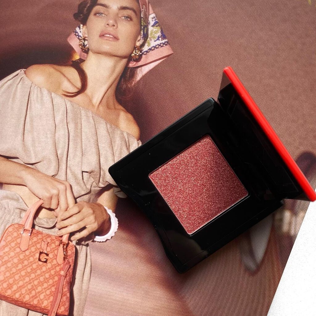 ポップ パウダージェル アイシャドウ/SHISEIDO/単色アイシャドウを使ったクチコミ（2枚目）