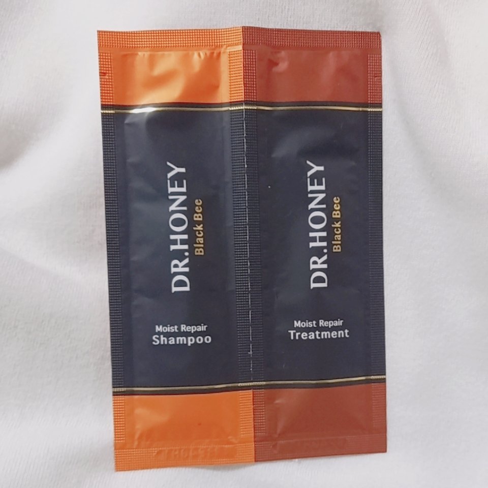 DRハニー ブラックビー モイスト リペア シャンプー/ヘアトリートメント/DR.HONEY/市販シャンプーを使ったクチコミ（1枚目）