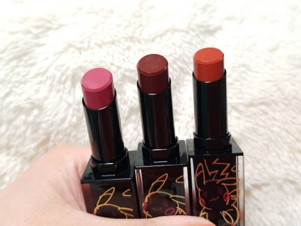 ルージュ アンリミテッド アンプリファイド<2019年クリスマスコフレ限定>/shu uemura/口紅を使ったクチコミ(4枚目)