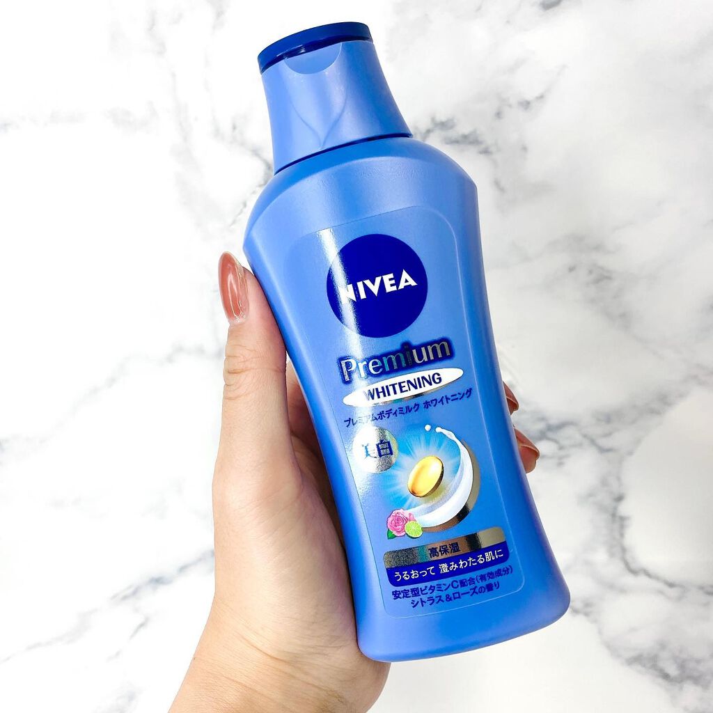 プレミアムボディミルク ホワイトニング【医薬部外品】 /ニベア/ボディミルクを使ったクチコミ(3枚目)