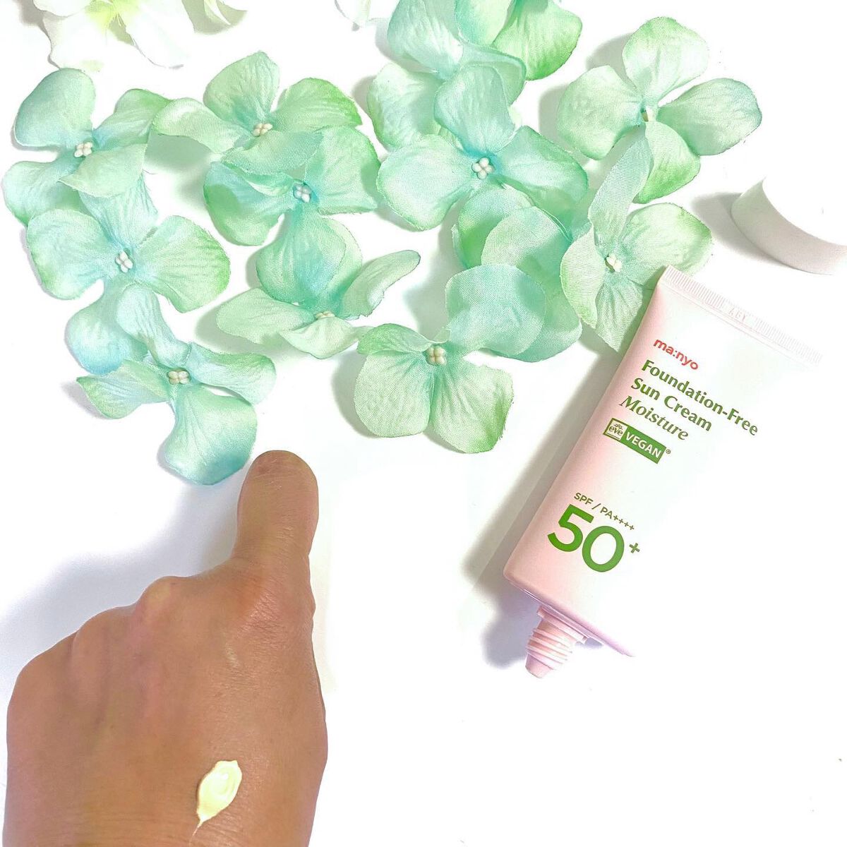 ファンデフリー サンクリーム モイスチャー/manyo/日焼け止めクリームを使ったクチコミ(3枚目)