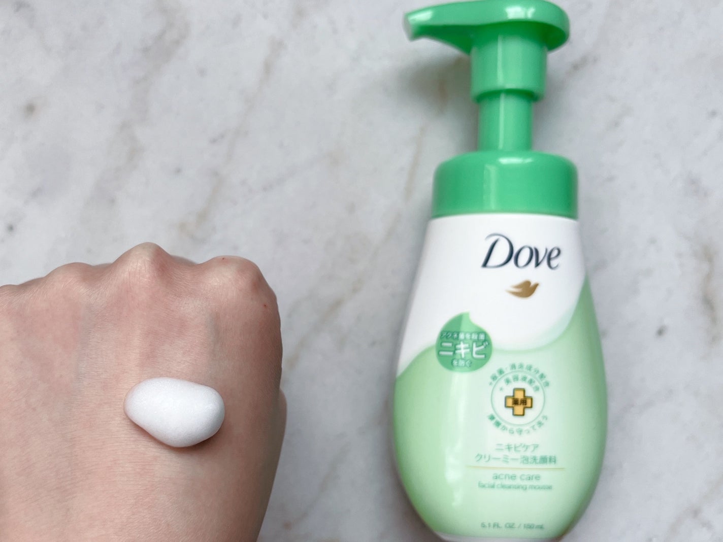 ニキビケア クリーミー泡洗顔料/ダヴ/泡洗顔を使ったクチコミ(2枚目)