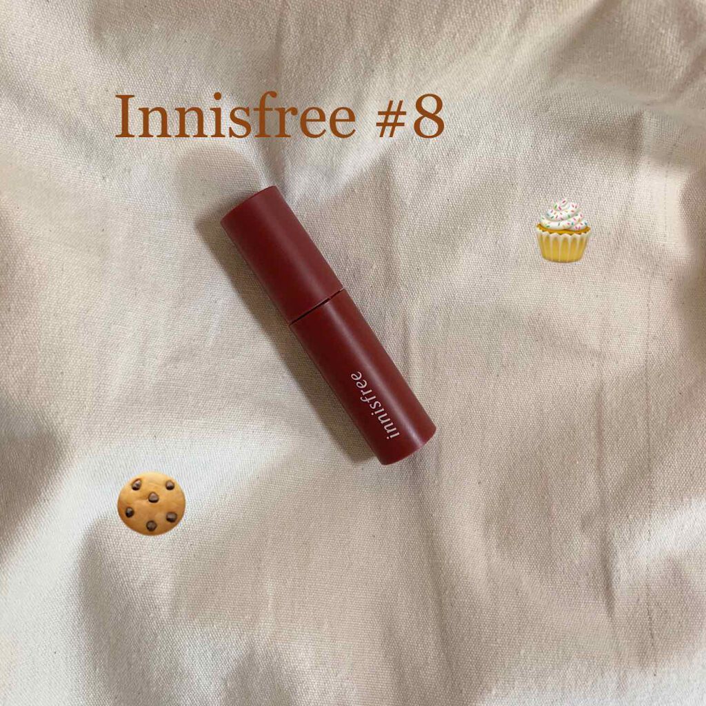 ビビッドコットン インクティント/innisfree/口紅を使ったクチコミ（1枚目）