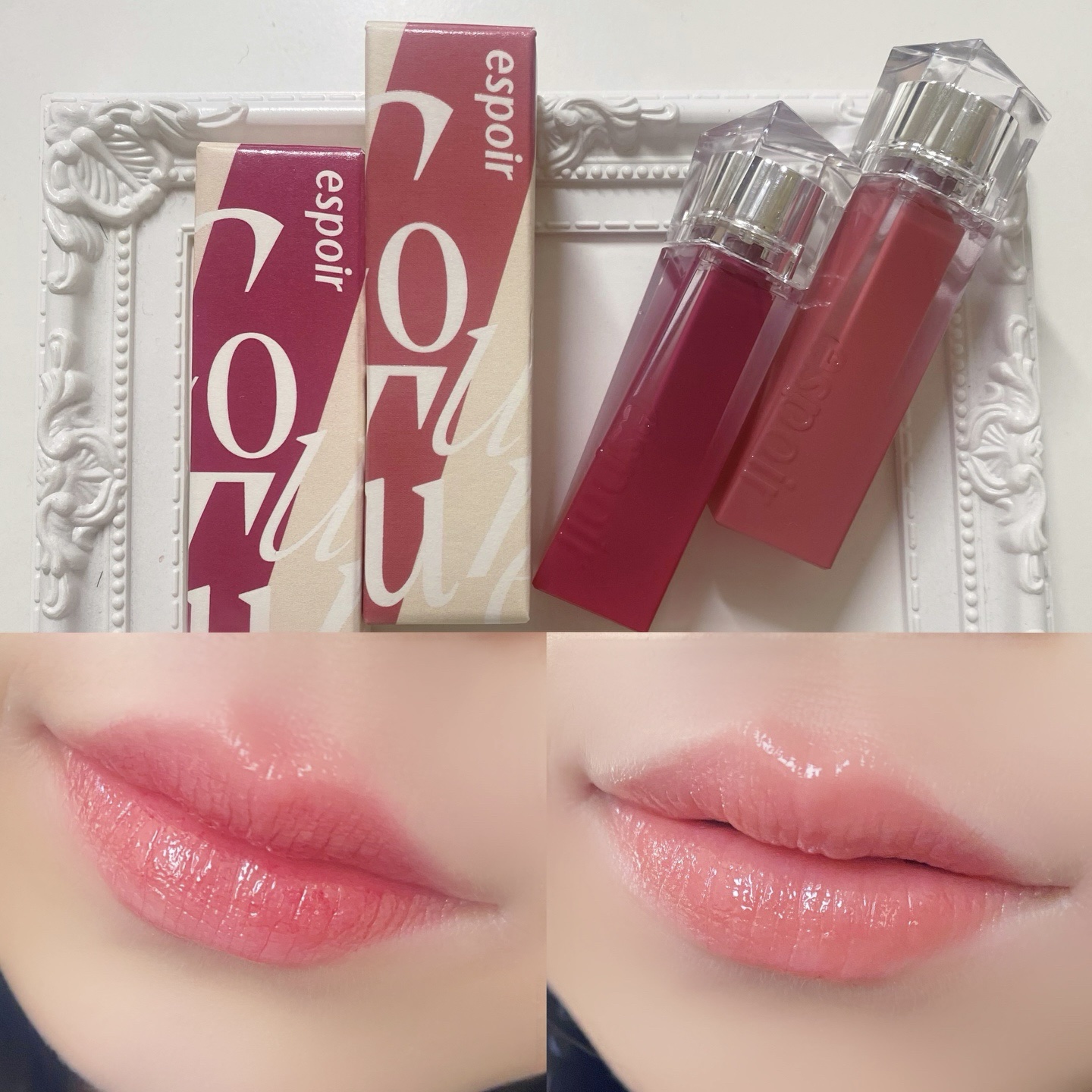 クチュールリップティントグレイズ/espoir/リップティントを使ったクチコミ（3枚目）