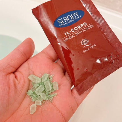 ミネラルバスパウダーオリジナル/イルコルポ/無機塩系入浴剤を使ったクチコミ(6枚目)