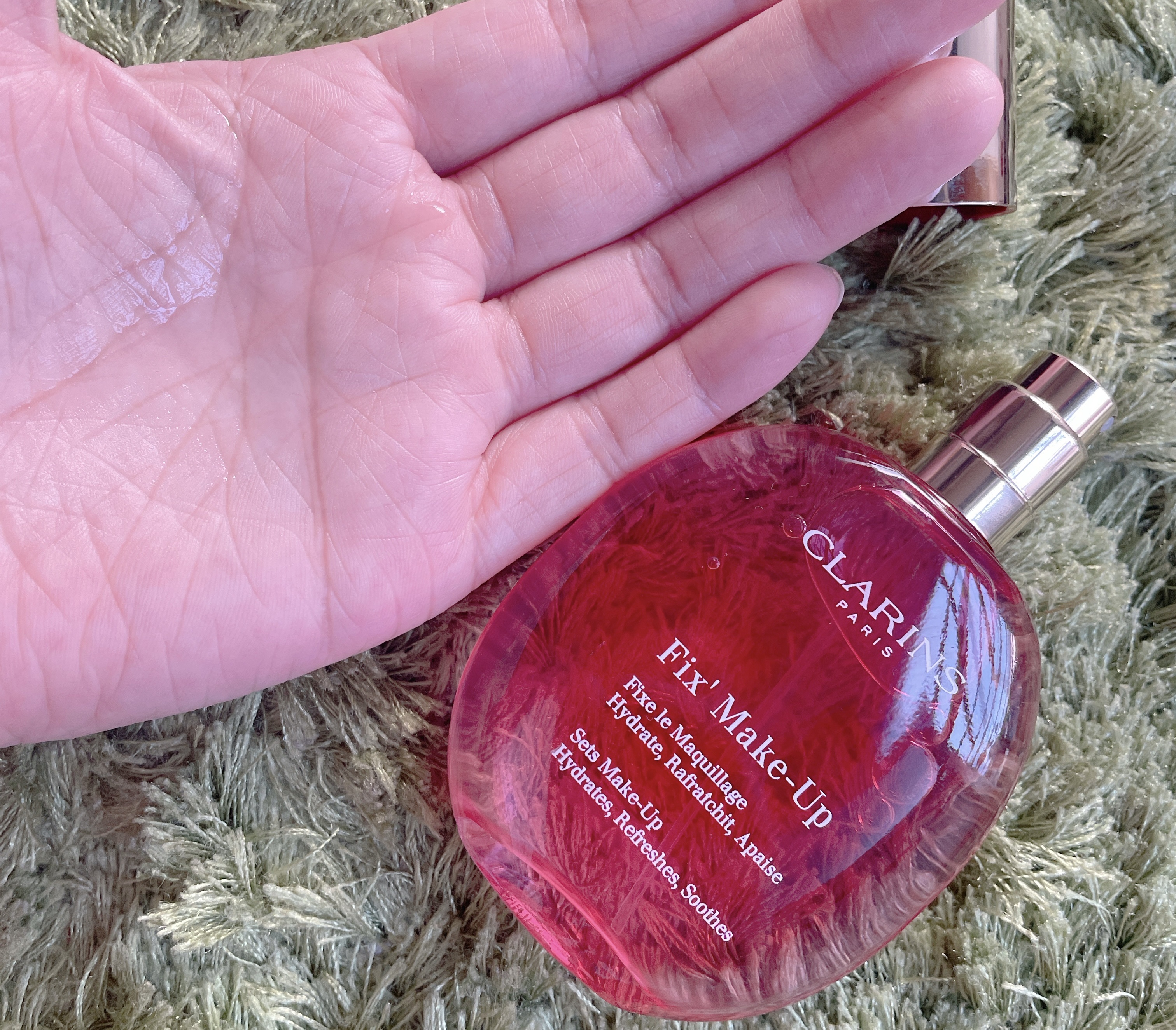 フィックス メイクアップ/CLARINS/ミスト状化粧水を使ったクチコミ（3枚目）