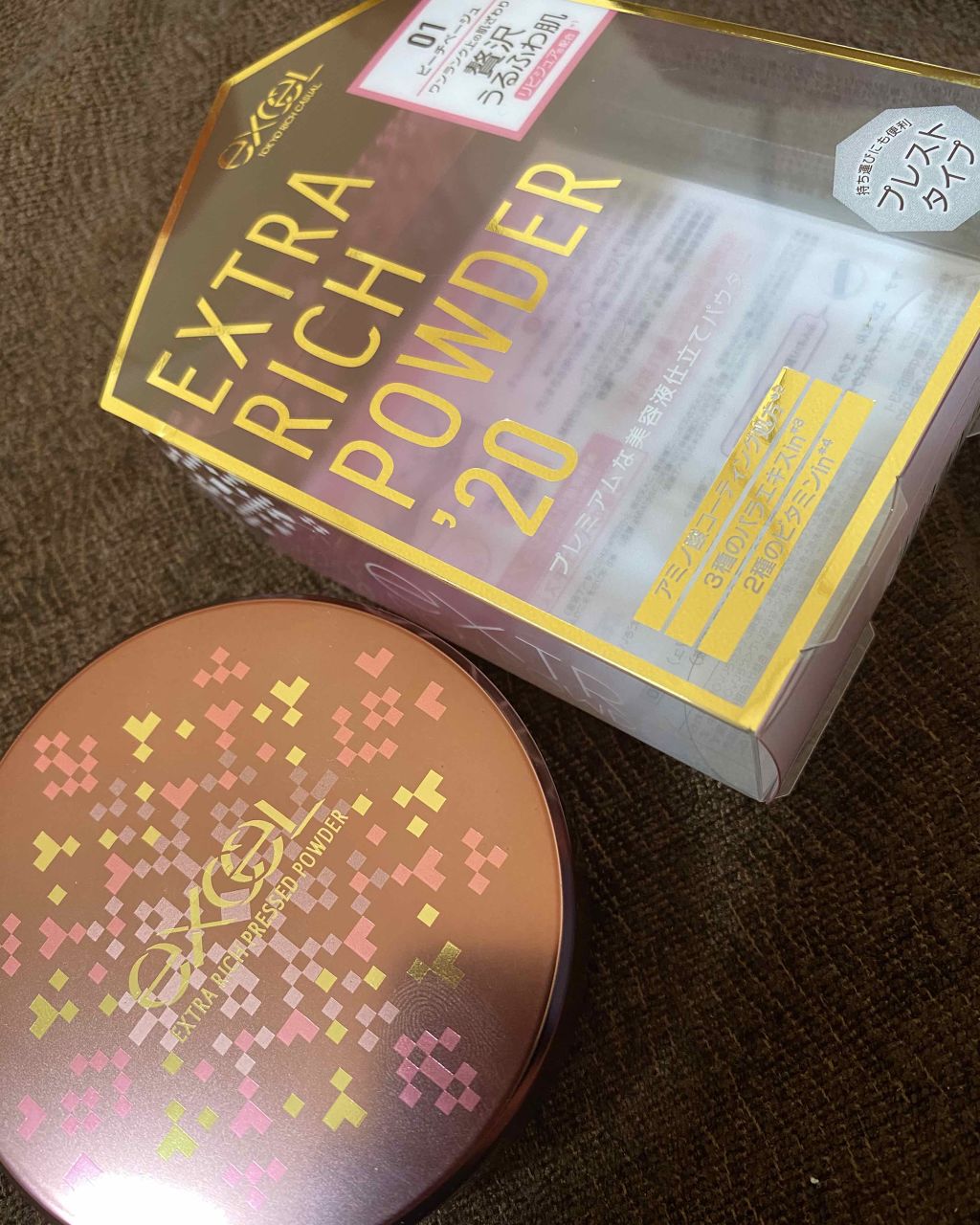 エクストラリッチパウダー/excel/ルースパウダーを使ったクチコミ（3枚目）