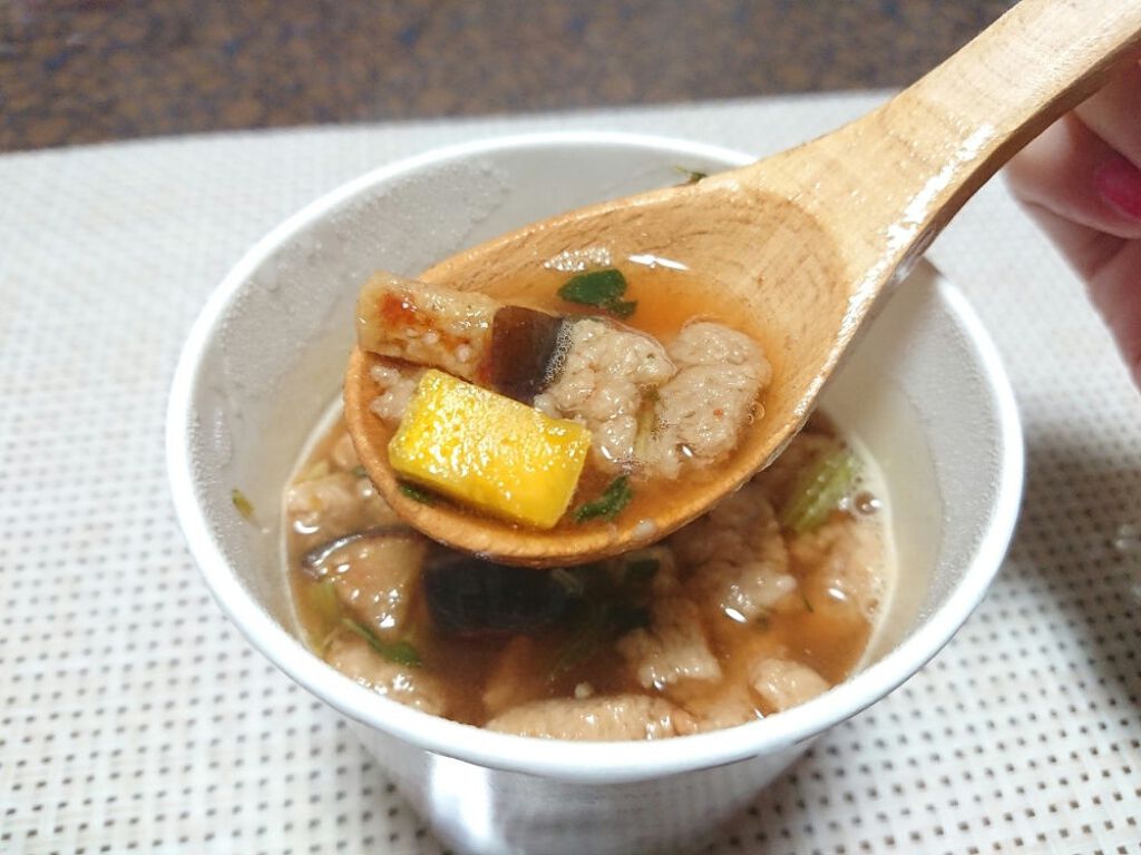 オーツミートと野菜のスープ トマト/ひかり味噌/食品を使ったクチコミ(4枚目)